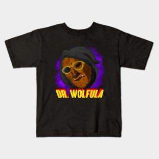 Dr. Wolfula - June-Iversal Horror Kids T-Shirt